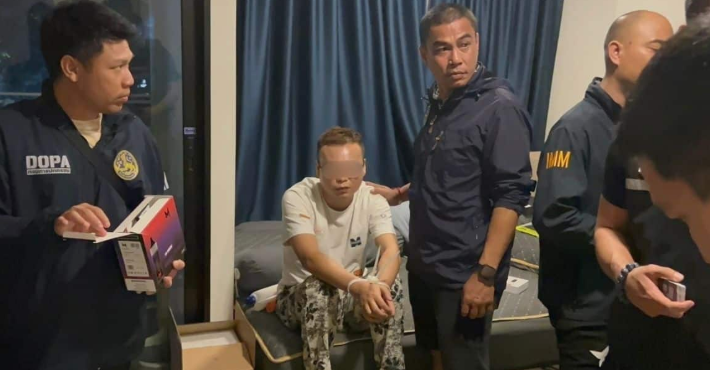 两名中国男子因向芭堤雅派对参与者提供毒品和电子烟而被捕